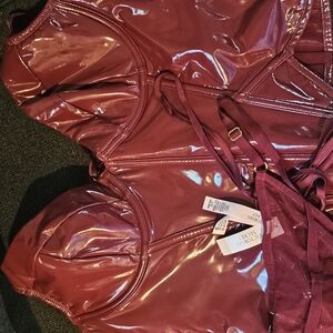 Women's Burgundy Intimate Set